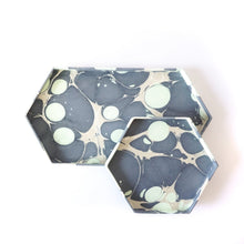 Load image into Gallery viewer, Tabletop Decor Hexagon Tray Mint Blue -