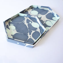 Load image into Gallery viewer, Tabletop Decor Hexagon Tray Mint Blue -