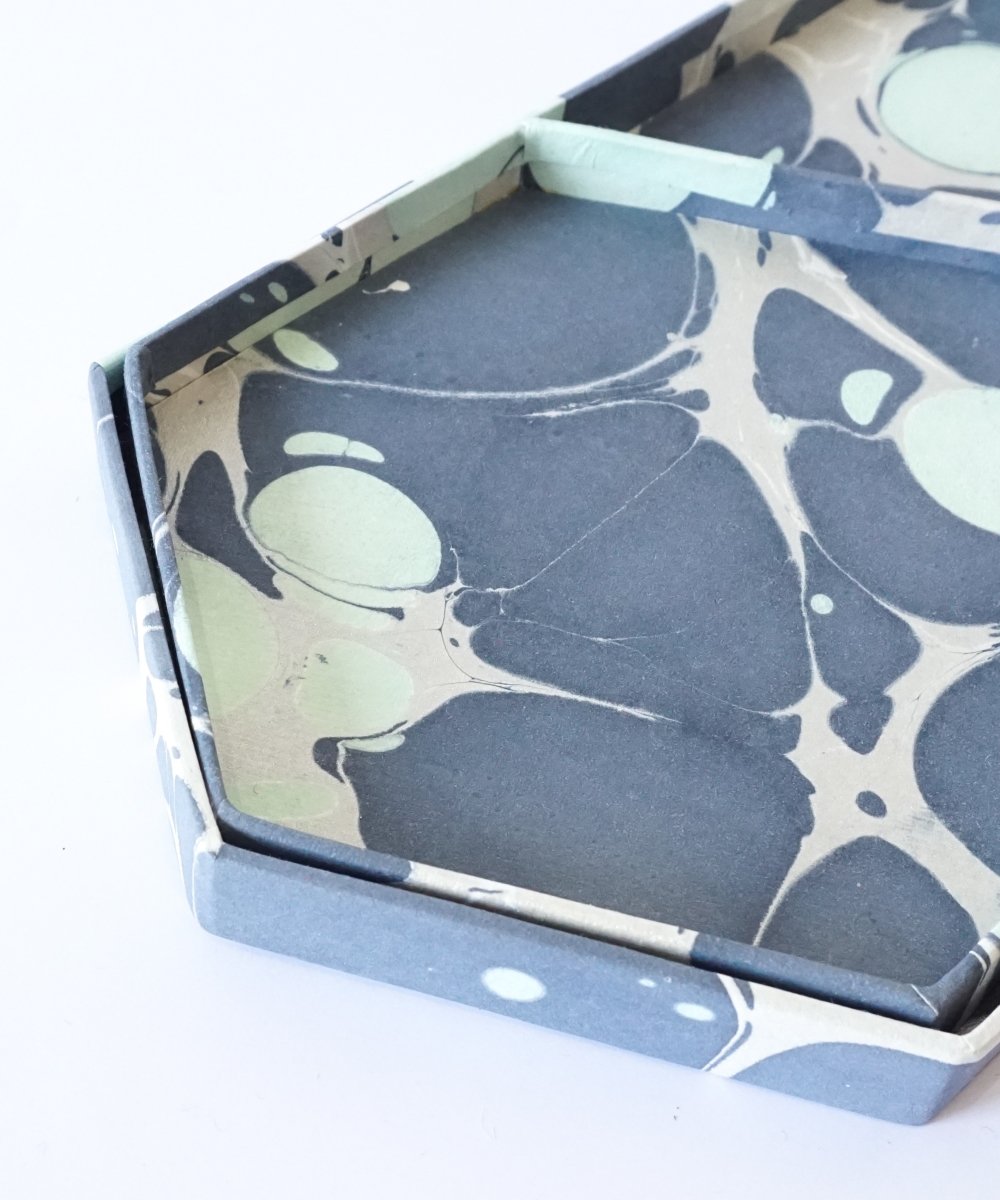 Load image into Gallery viewer, Tabletop Decor Hexagon Tray Mint Blue -