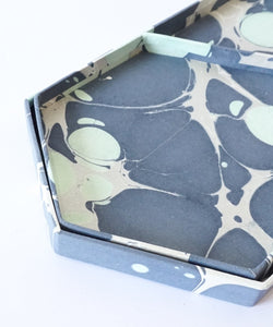 Tabletop Decor Hexagon Tray Mint Blue -