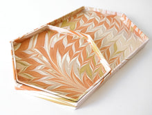 Load image into Gallery viewer, Tabletop Decor Hexagon Tray Orange -