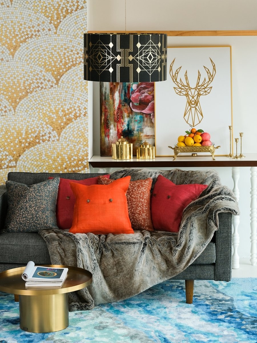Load image into Gallery viewer, Lamps Gatsby Linen Pendant Lamp -