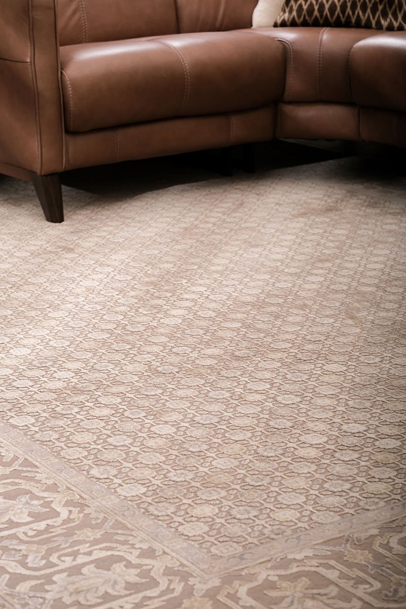 Load image into Gallery viewer, Rugs Muted Neutral Handknotted Rug - 244x300