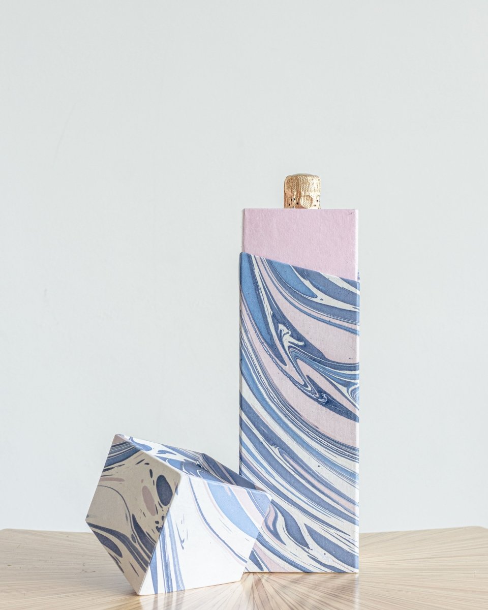 Load image into Gallery viewer, Tabletop Decor Recangular Wine Box Pink Lavender -