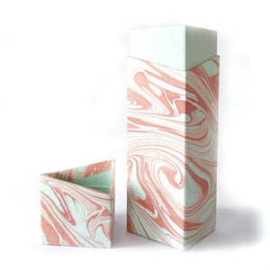 Tabletop Decor Rectangular Wine Box Blush Mint -