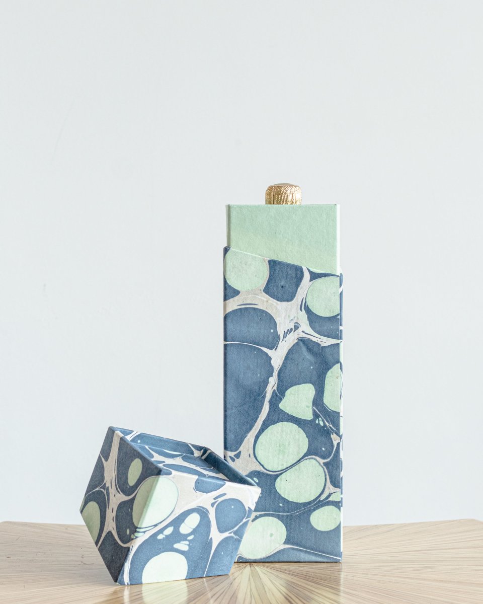 Tabletop Decor Rectangular Wine Box Mint Blue -