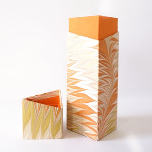 Tabletop Decor Rectangular Wine Box Orange -