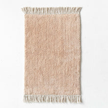 Load image into Gallery viewer, Rugs Dream Beige Rug Bath Mat - With Tassels