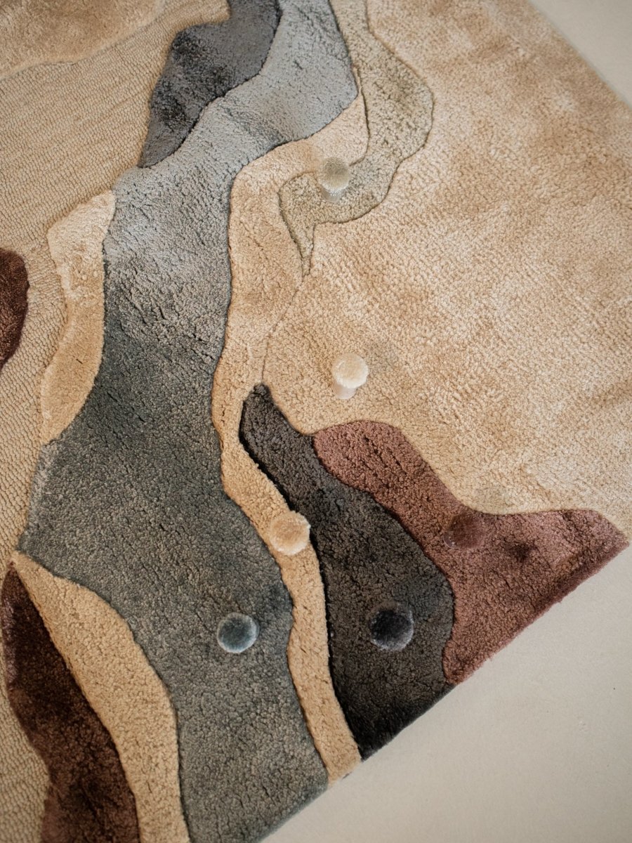 Load image into Gallery viewer, Rugs Flux N°1. Bordered Rug [Custom] - 160 x 230 cm