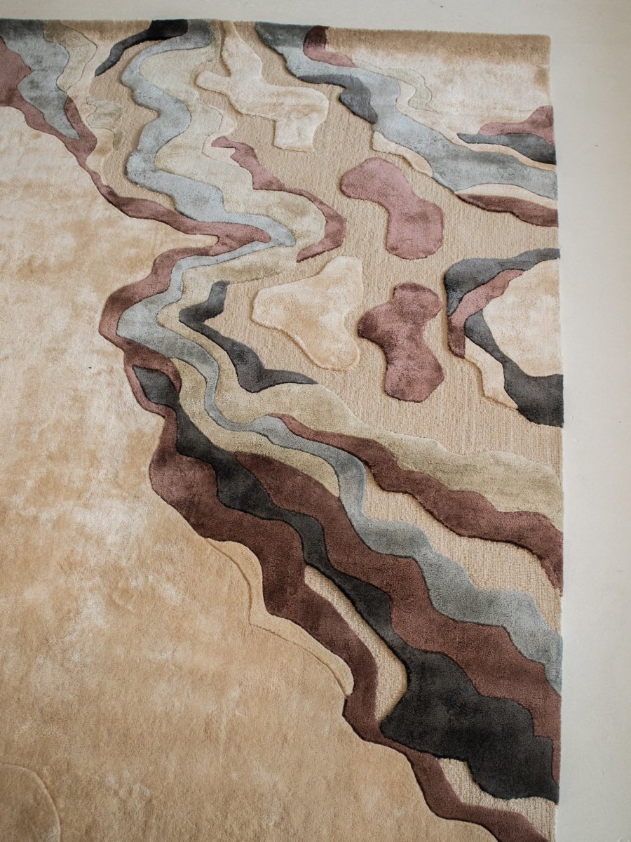Load image into Gallery viewer, Rugs Flux N°2. Corner Accent Rug [Custom] - 160 x 230 cm