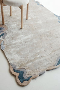 Rugs Flux Pastel Bordered Rug - 120 x 180 cm