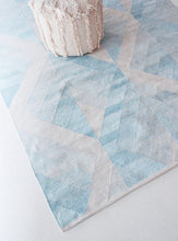 Load image into Gallery viewer, Rugs Geometric Aqua Recycled PET Rug - 120 x 180 cm