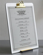 Load image into Gallery viewer, Desk Accessories White Gold Clipboard - A4 Portrait
