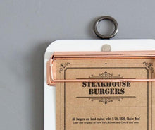 Load image into Gallery viewer, Desk Accessories White Rose Gold Ring Clipboard - A4 Landscape