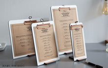 Load image into Gallery viewer, Desk Accessories White Rose Gold Ring Clipboard - A4 Landscape